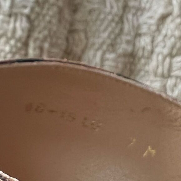 Stuart Weitzman Galene sandals suede leopard block heel size 7M gorpcore - Picture 13 of 13